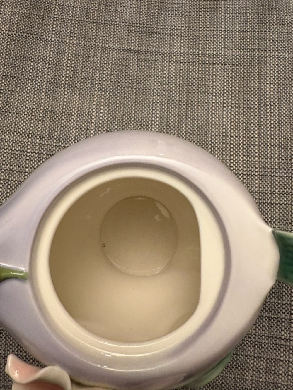 Pier 1 Bumblebee Serenade orchid ceramic teapot New - Picture 4 of 6